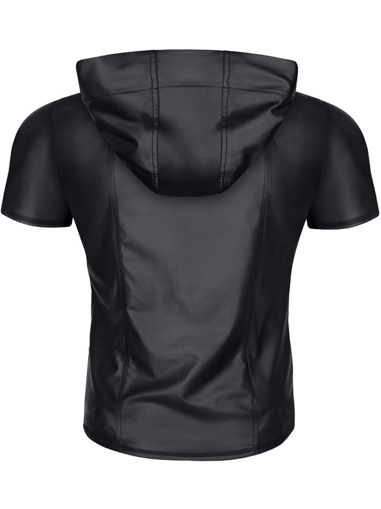 T-Shirt ETTORE mit Hoody Kurzarm