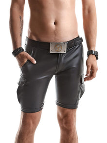 Army-Shorts LORENZO Wetlook schwarz
