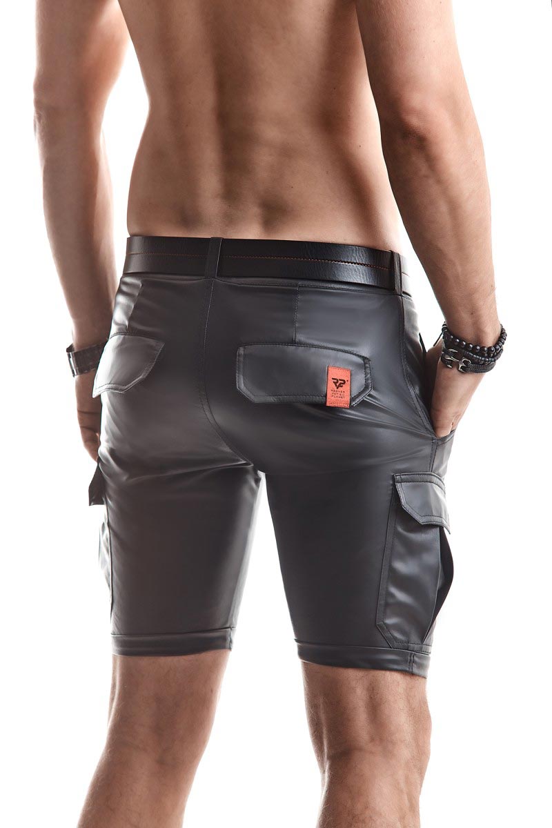 Army-Shorts LORENZO Wetlook schwarz