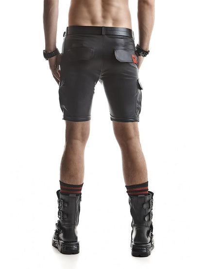 Army-Shorts LORENZO Wetlook schwarz