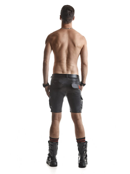 Army-Shorts LORENZO Wetlook schwarz