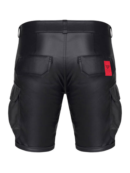 Army-Shorts LORENZO Wetlook schwarz
