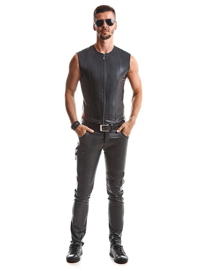 Weste OTTAVIANO Wetlook schwarz