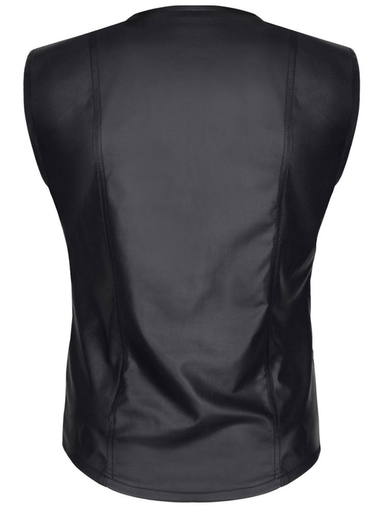 Weste OTTAVIANO Wetlook schwarz