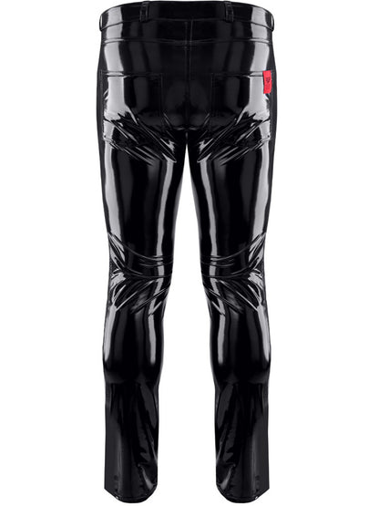 Hose PIERO PVC lang schwarz