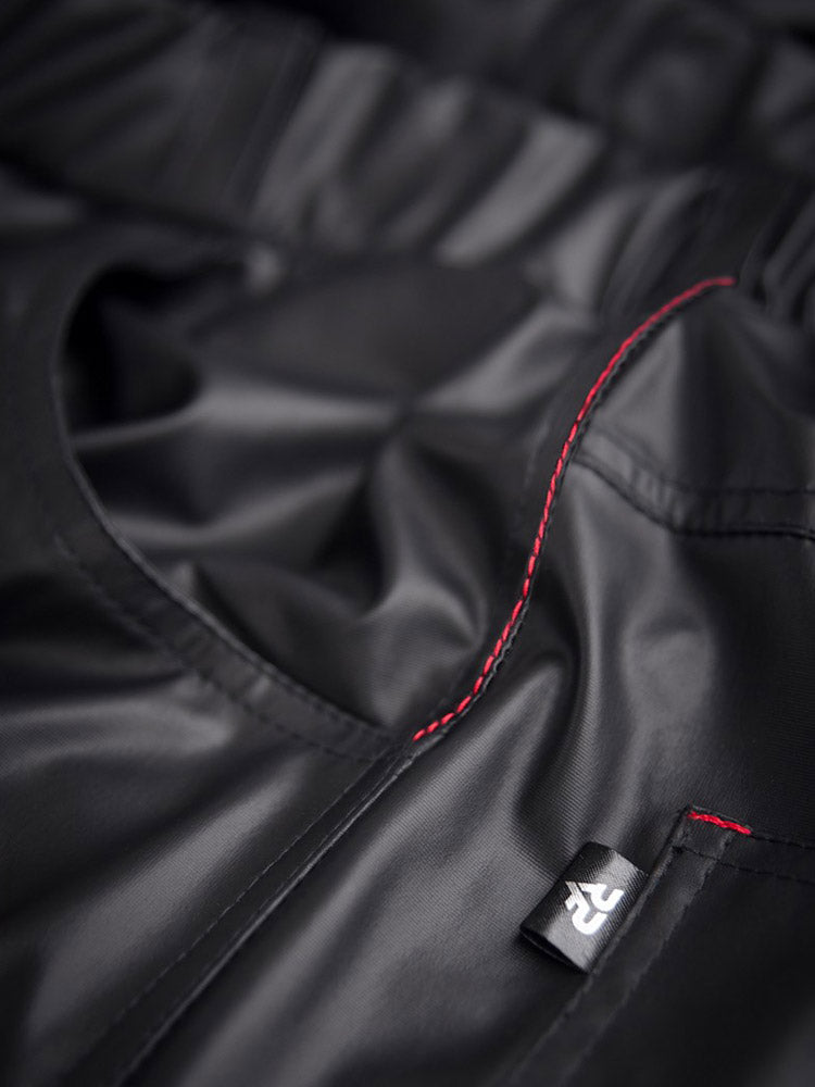 Hose VITTORIO Wetlook schwarz