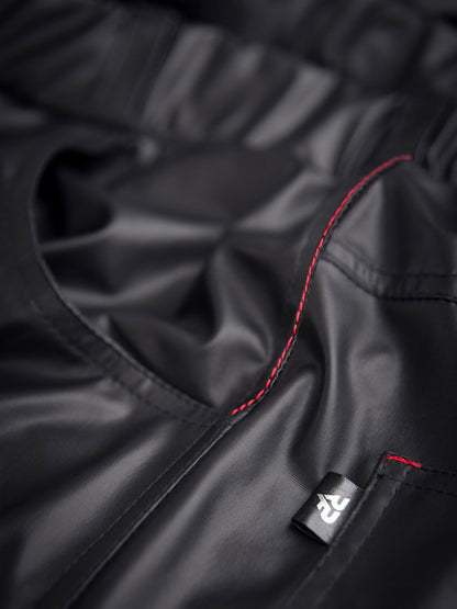 Hose VITTORIO Wetlook schwarz