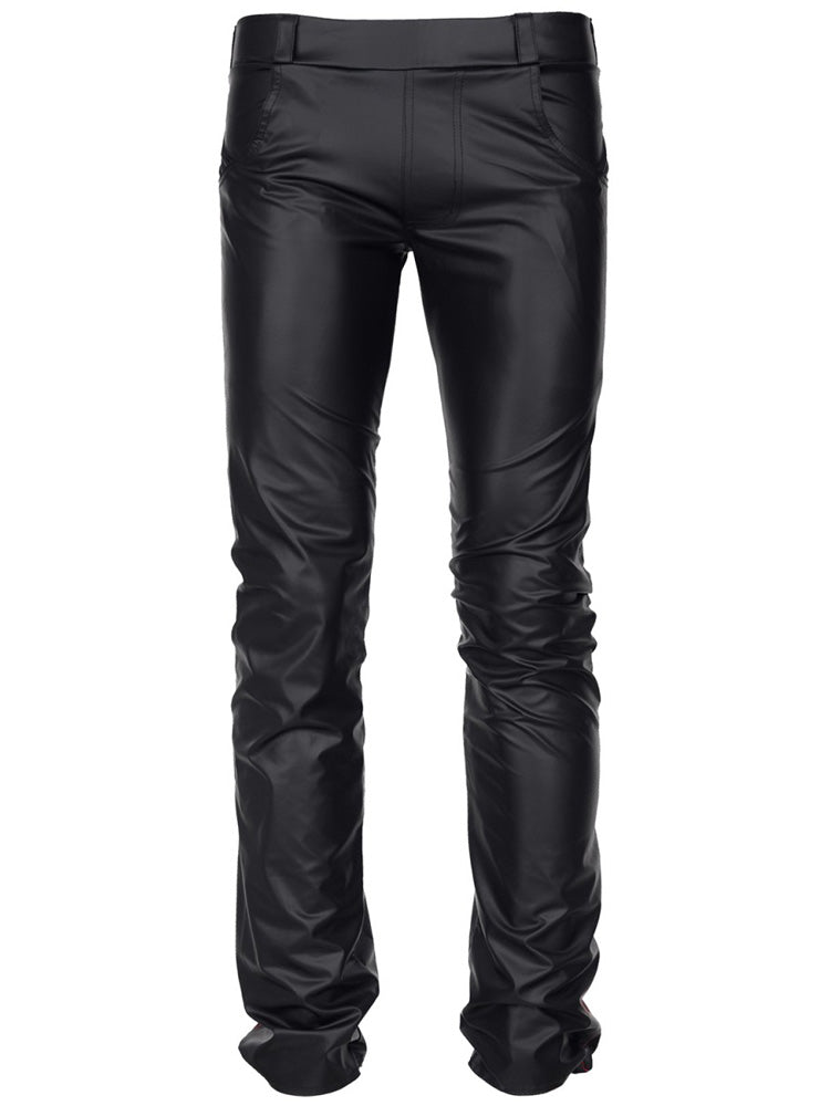 Hose VITTORIO Wetlook schwarz