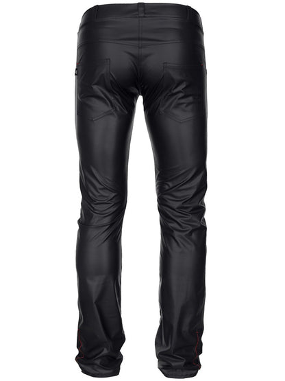 Hose VITTORIO Wetlook schwarz
