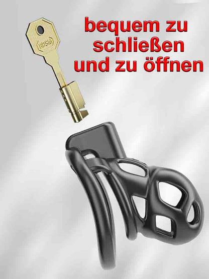 Sevanda Naja-Cobra Keuschheitskäfig L schwarz