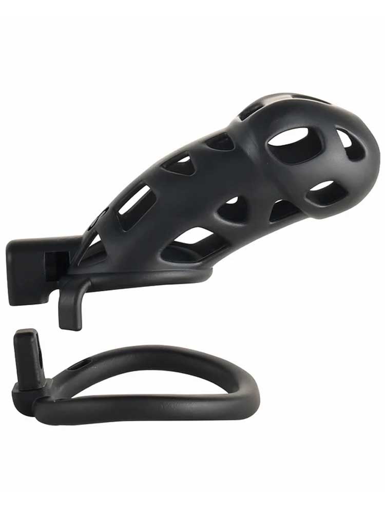 Sevanda Naja-Cobra Keuschheitskäfig XL schwarz