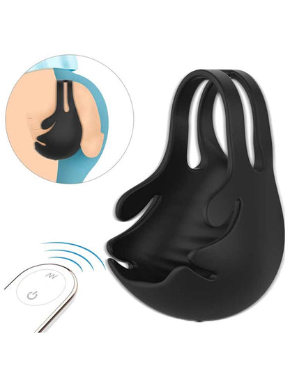 Hodensack Nestvibrator Fernbedienung schwarz