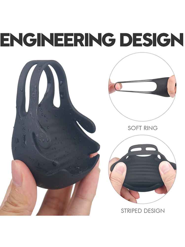 Hodensack Nestvibrator Fernbedienung schwarz