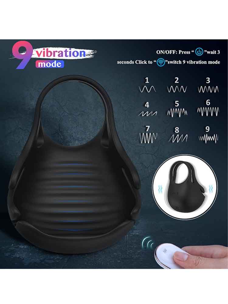 Hodensack Nestvibrator Fernbedienung schwarz