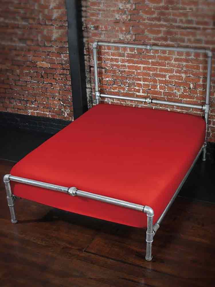 Spannbettlaken Spielwiese ROT 180x200cm