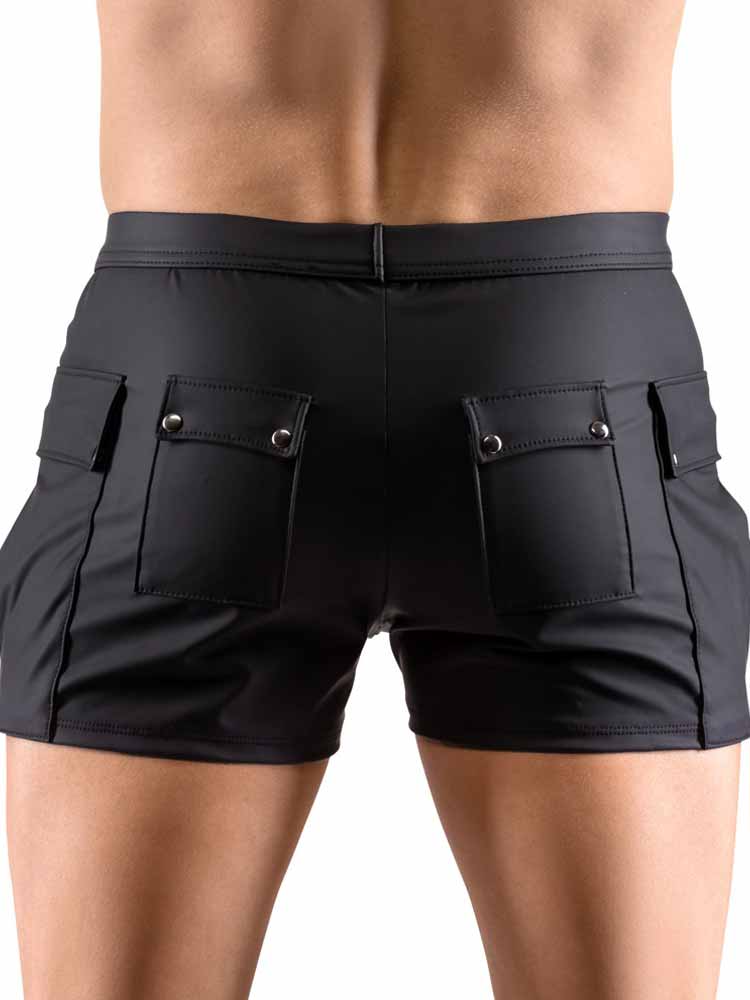 Herren-Short Worker-Style matt - schwarz