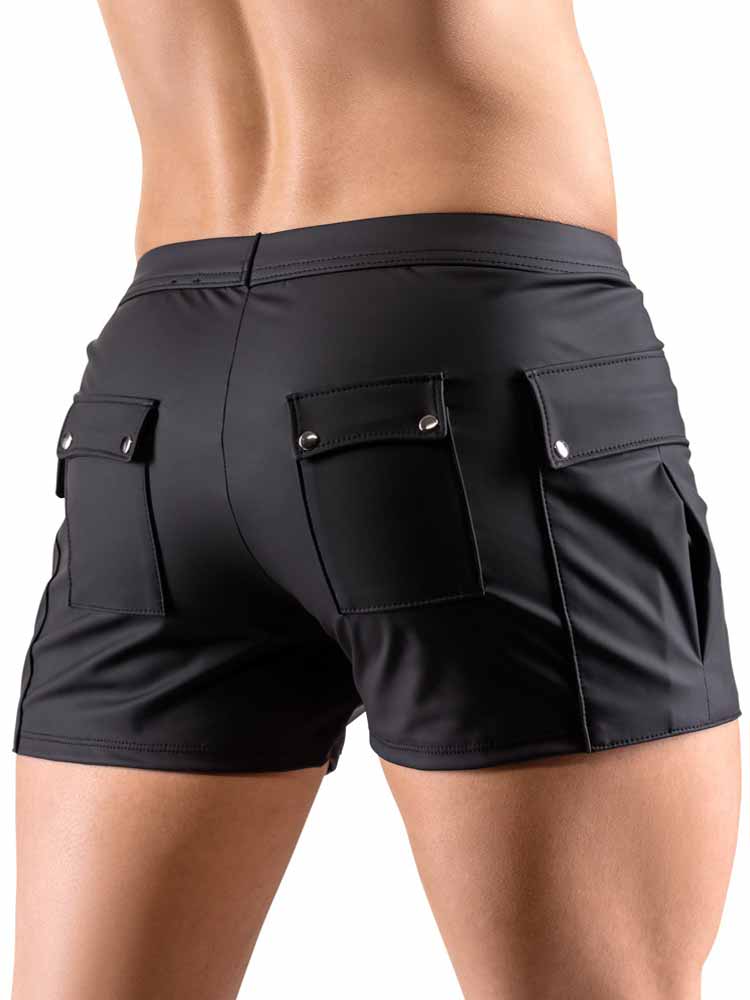 Herren-Short Worker-Style matt - schwarz