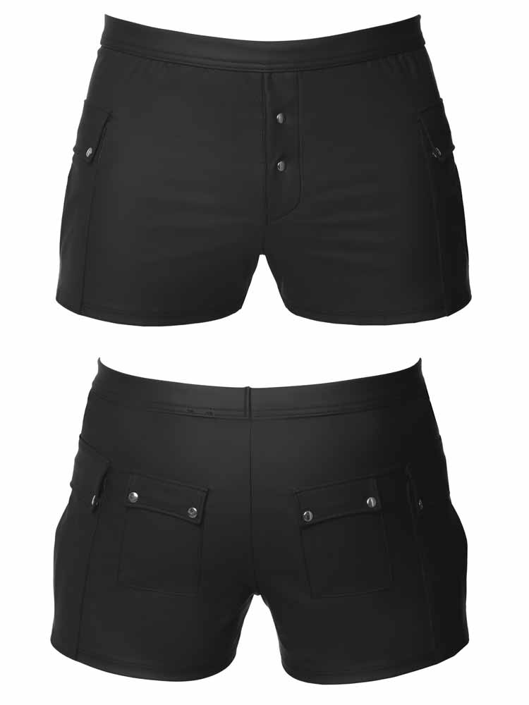 Herren-Short Worker-Style matt - schwarz