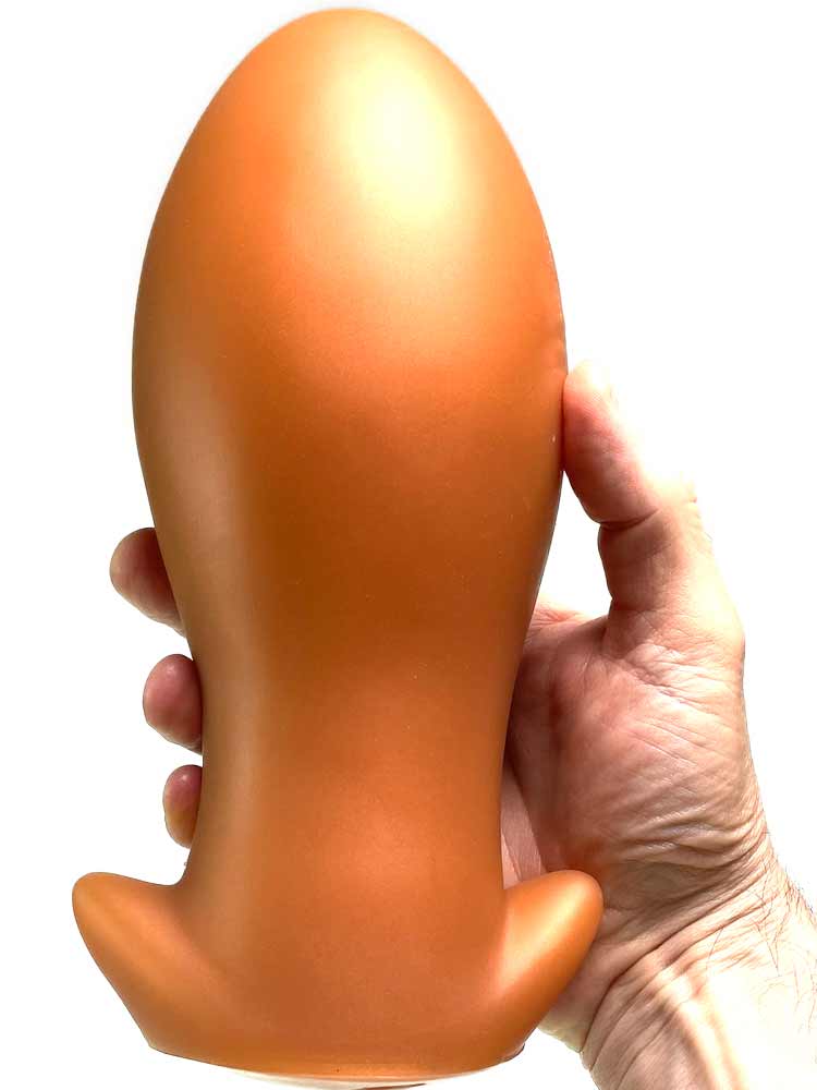 Silikon Plug Bullet Egg 3XLARGE 23 x 9.5cm kupfer