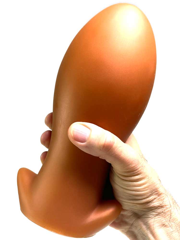 Silikon Plug Bullet Egg 3XLARGE 23 x 9.5cm kupfer