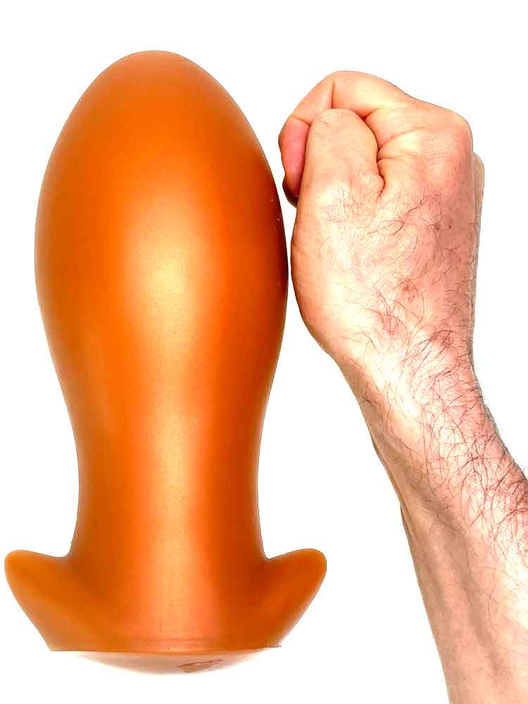 Silikon Plug Bullet Egg 3XLARGE 23 x 9.5cm kupfer