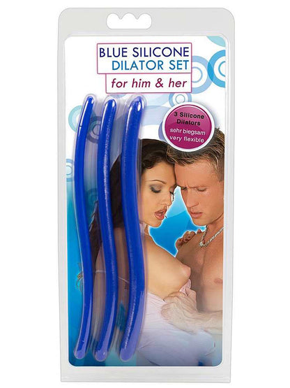 Silikon Dilatoren 3er Set - blau