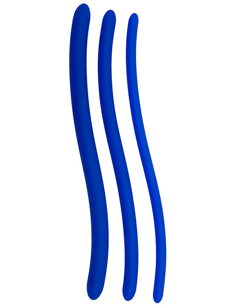 Silikon Dilatoren 3er Set - blau