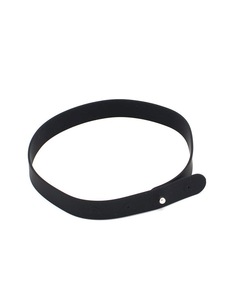 Silikon Halsband schwarz SLAVE