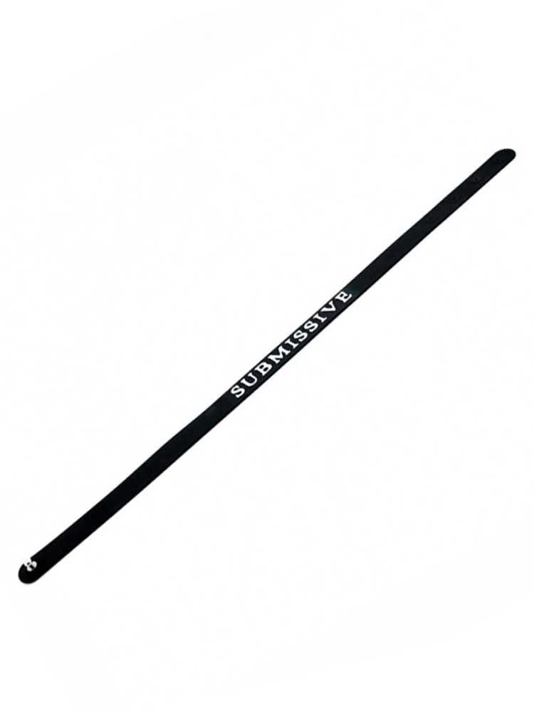Silikon Halsband schwarz SUBMISSIVE