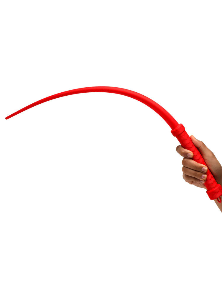 Peitsche VIPER Singletail Silikon 60cm rot