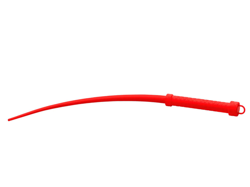 Peitsche VIPER Singletail Silikon 60cm rot