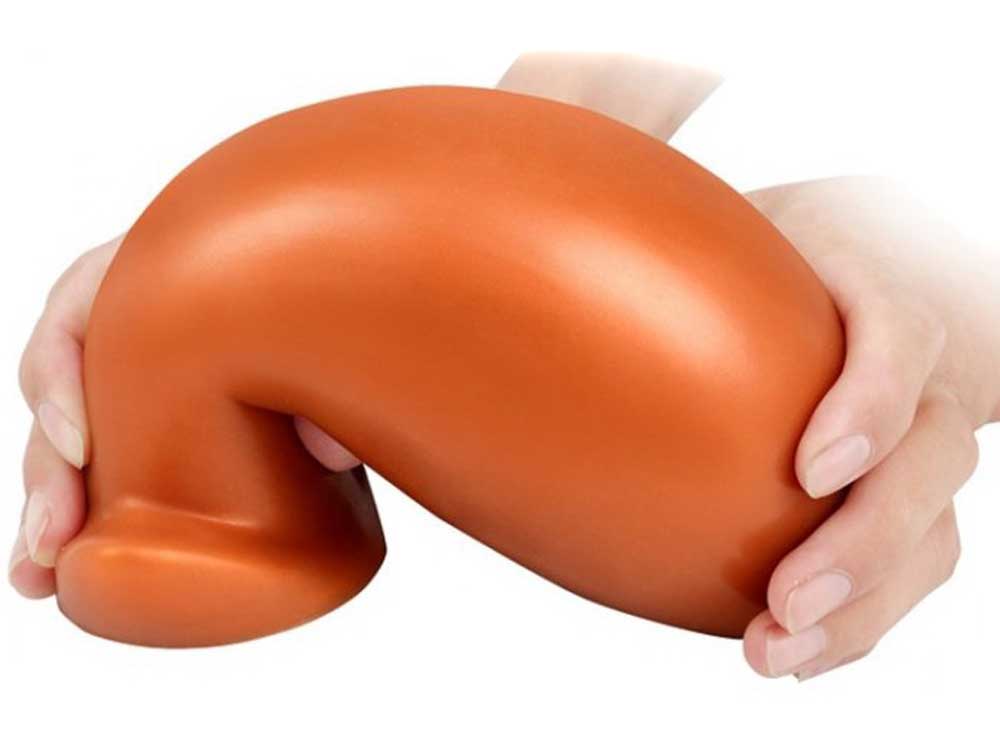 Silikon Plug Bullet Egg LARGE 15 x 6.5cm kupfer