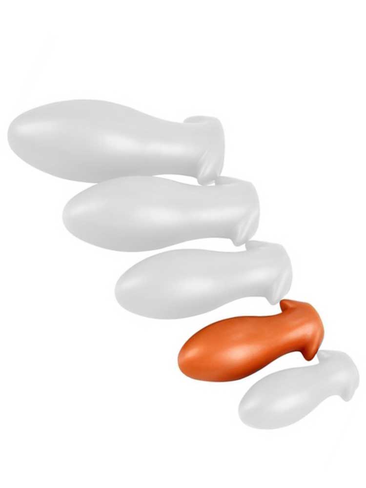 Silikon Plug Bullet Egg MEDIUM 12 x 5.5cm kupfer