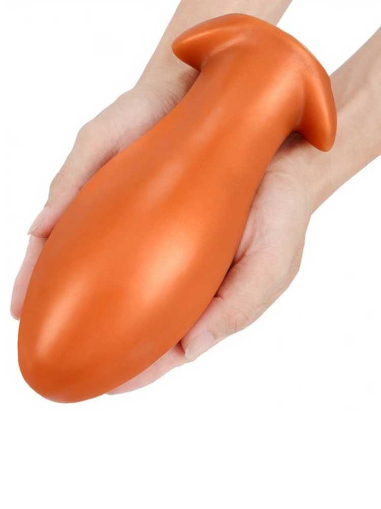 Silikon Plug Bullet Egg MEDIUM 12 x 5.5cm kupfer