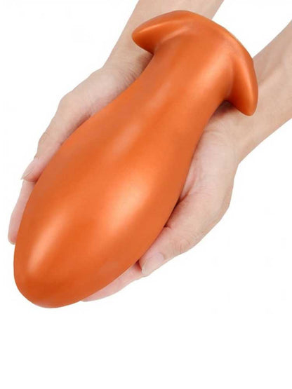 Silikon Plug Bullet Egg MEDIUM 12 x 5.5cm kupfer