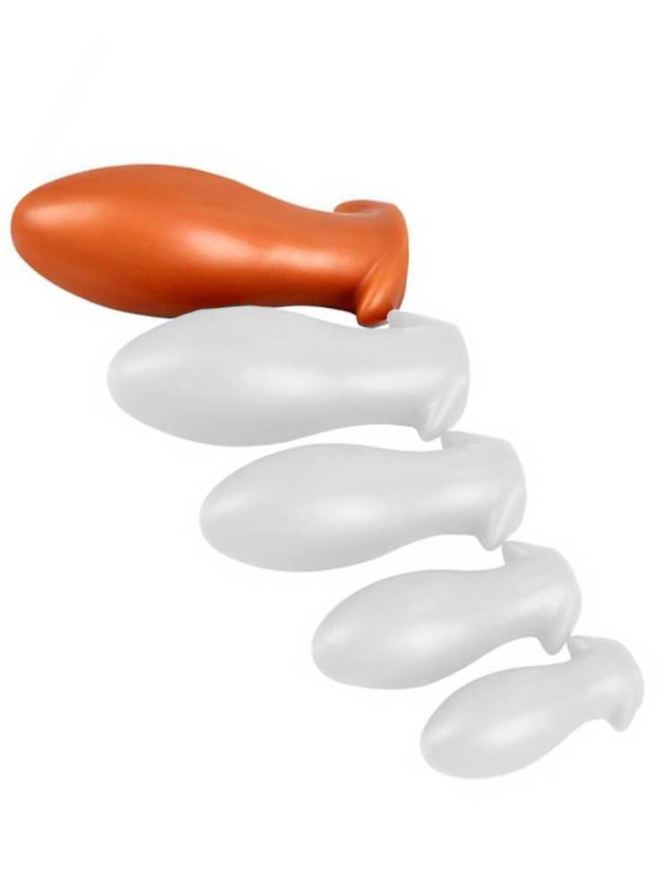 Silikon Plug Bullet Egg XXLARGE 20 x 8.5cm kupfer