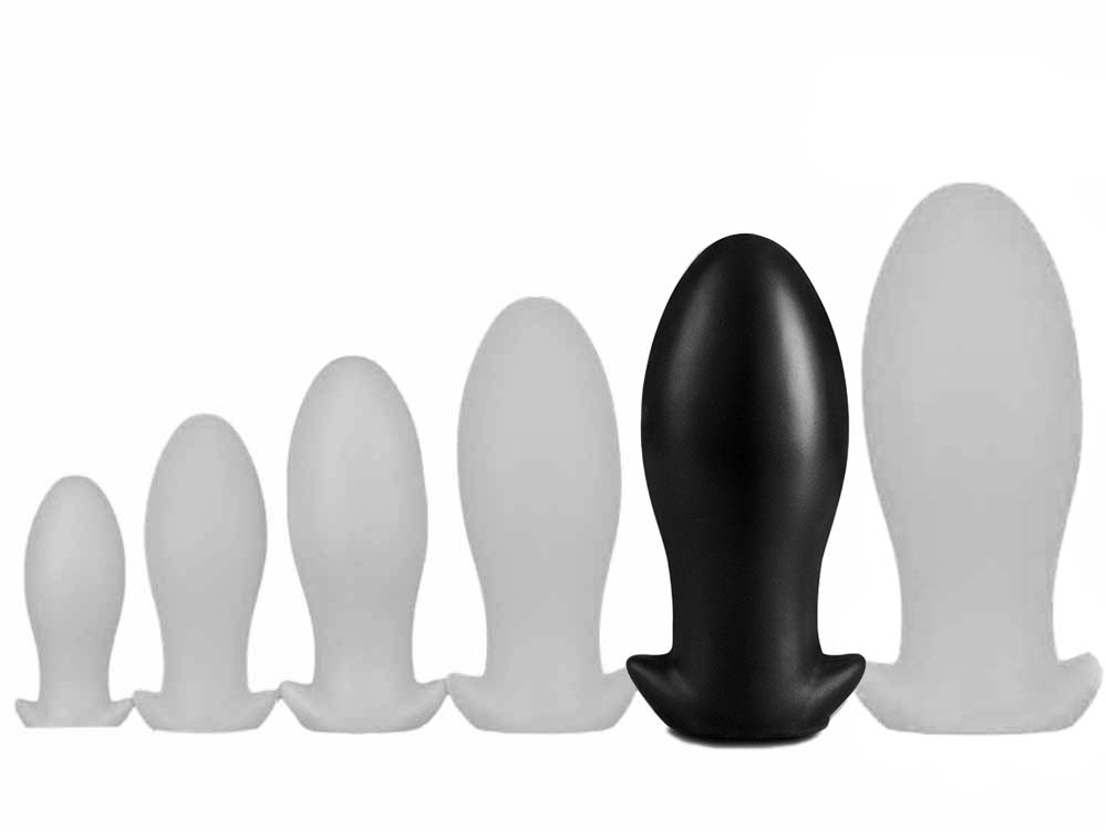 Silikon Plug Bullet Egg XXLARGE 20 x 8.5cm schwarz