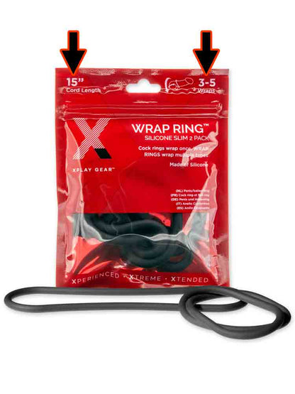 XPLAY Endlos Silikoncockring Wrapring 2x 38cm