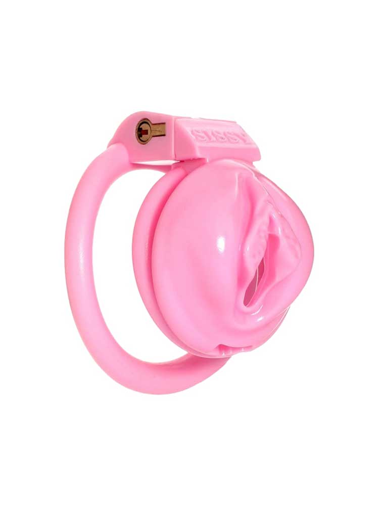 SISSY LABIA Keuschheitskäfig rosa