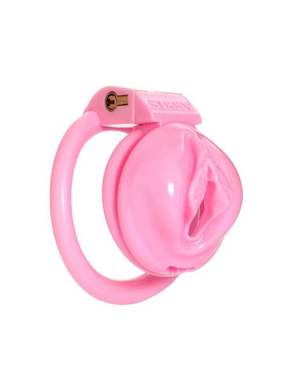 SISSY LABIA Keuschheitskäfig rosa