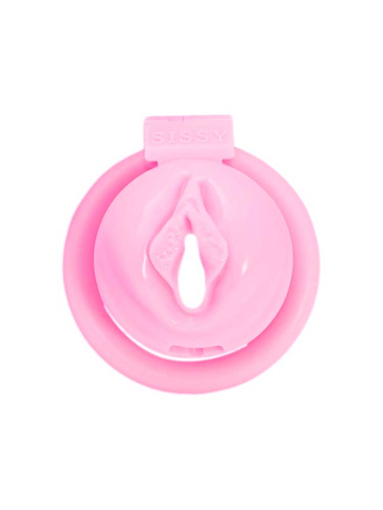 SISSY LABIA Keuschheitskäfig rosa