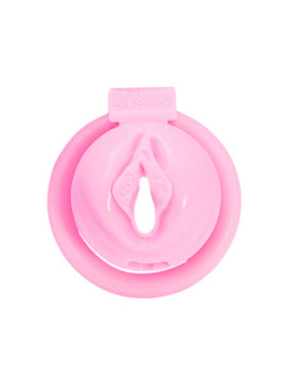 SISSY LABIA Keuschheitskäfig rosa
