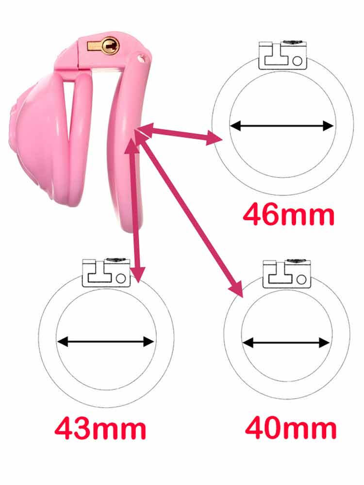 SISSY LABIA Keuschheitskäfig rosa