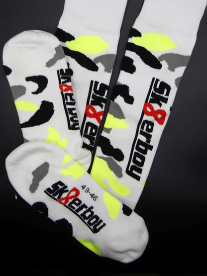 Sk8erboy MX Socks Neongelb Schwarz Grau