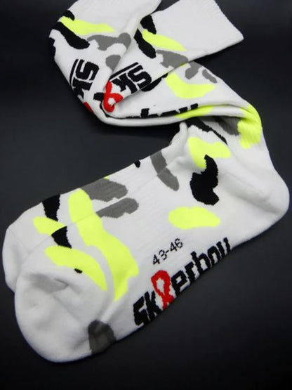 Sk8erboy MX Socks Neongelb Schwarz Grau