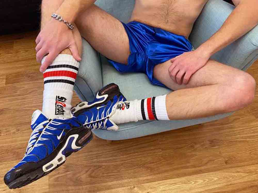 Sk8erboy SHINY BOXER SHORTS blau
