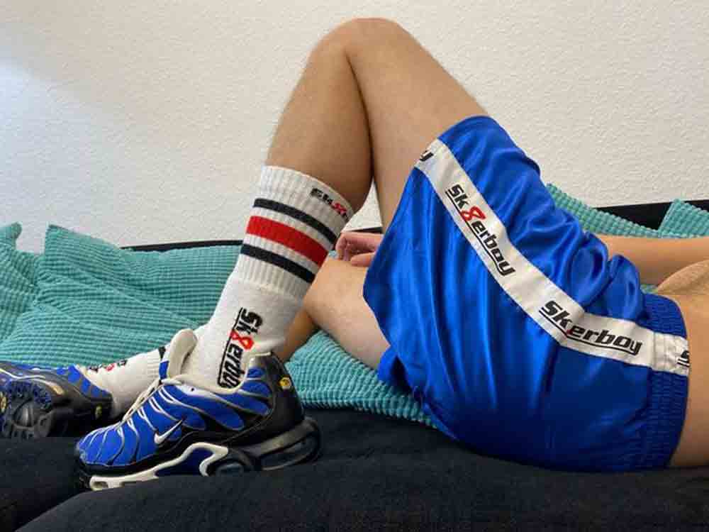 Sk8erboy SHINY BOXER SHORTS blau