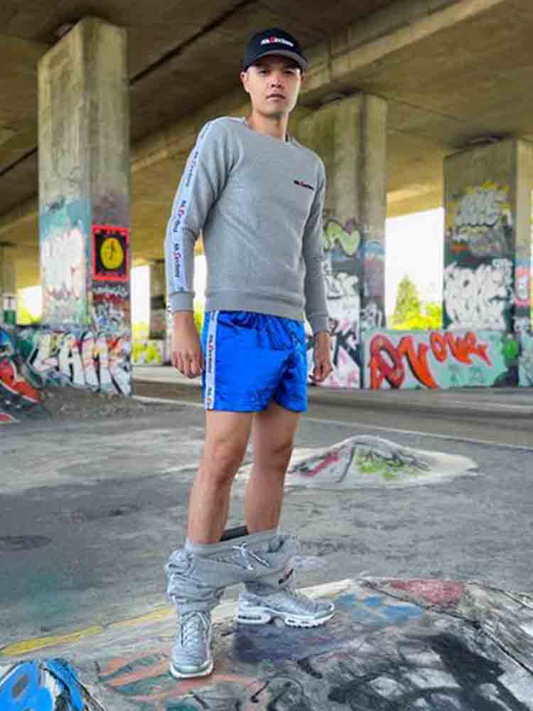 Sk8erboy SHINY BOXER SHORTS blau