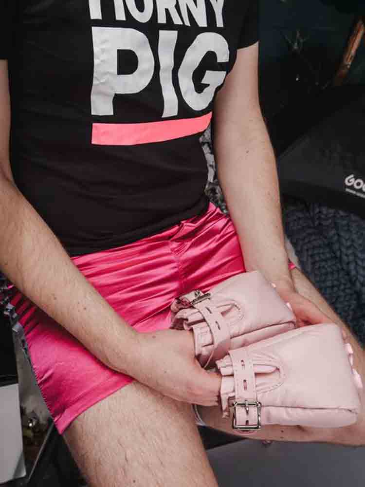 Sk8erboy SHINY BOXER SHORTS magenta