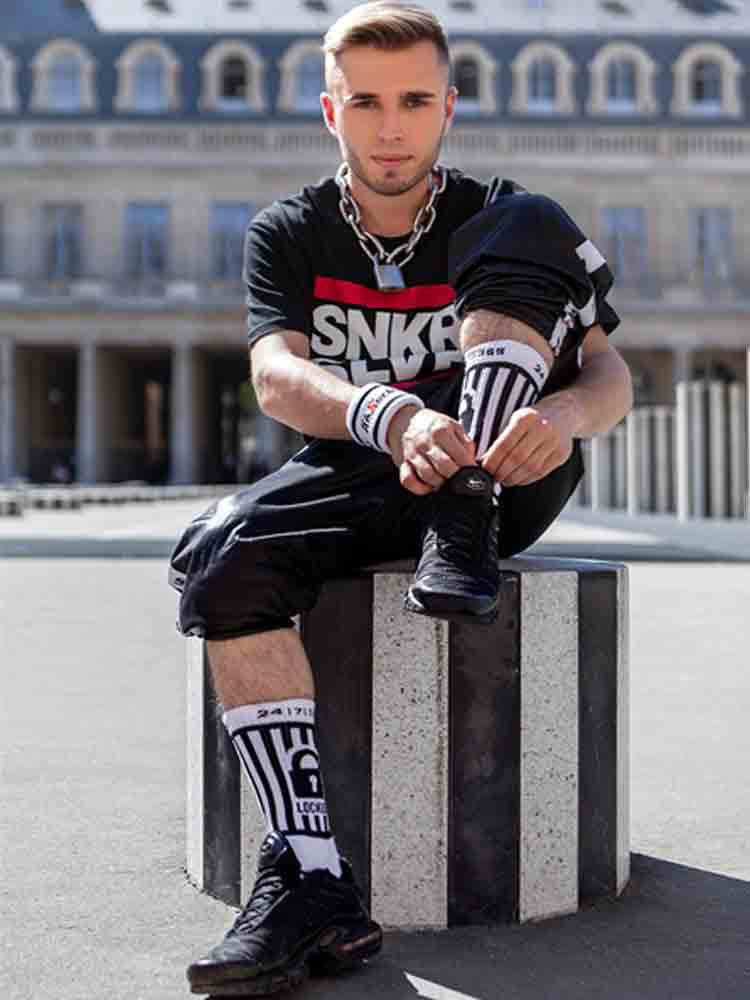 Sk8erboy LOCKED SOCKS weiss